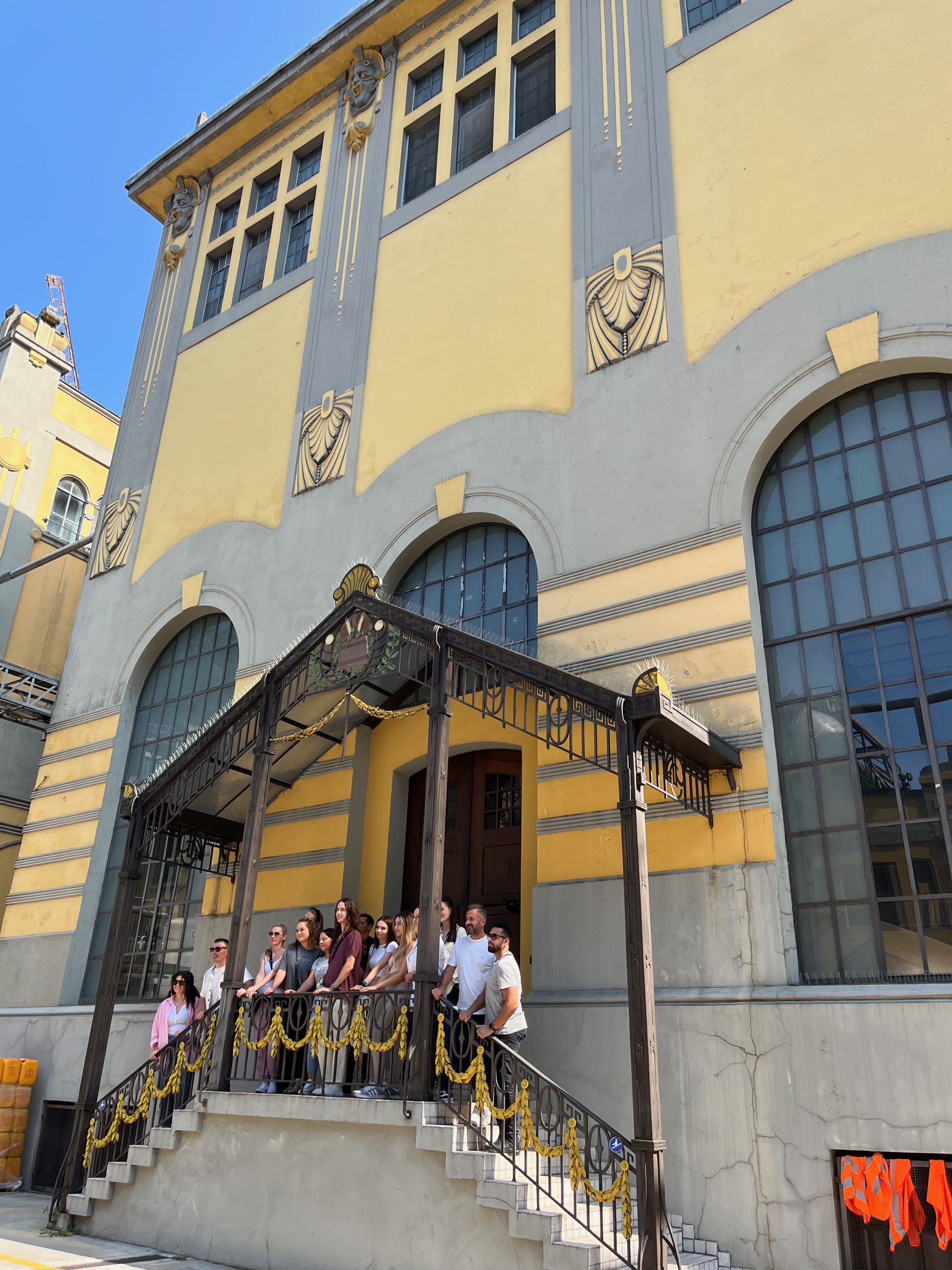 Facciata Jugendstil birrificio Angelo Poretti